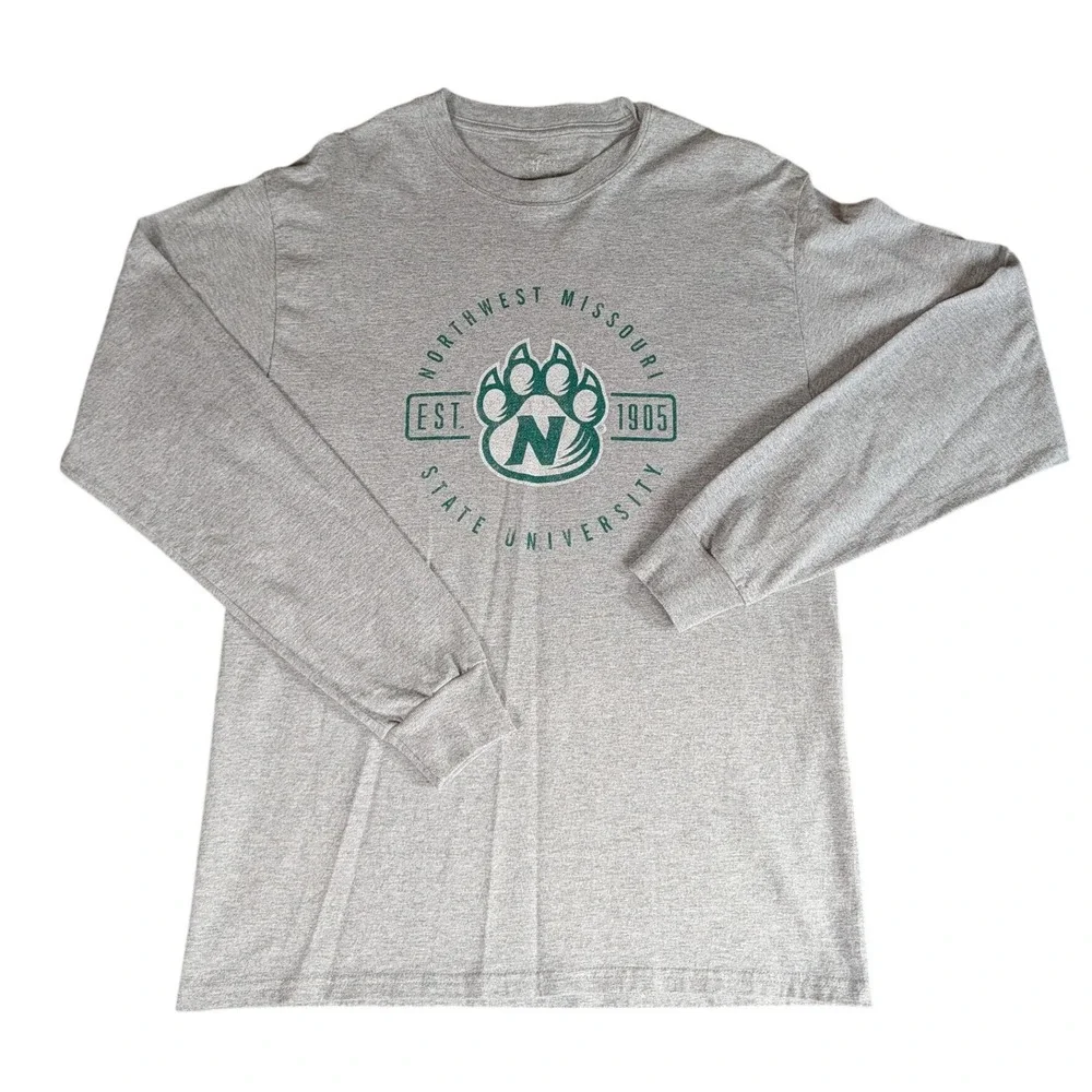 Gear For Sports Northwest Missouri State‎ University Long Sleeve Grey Shirt Mens